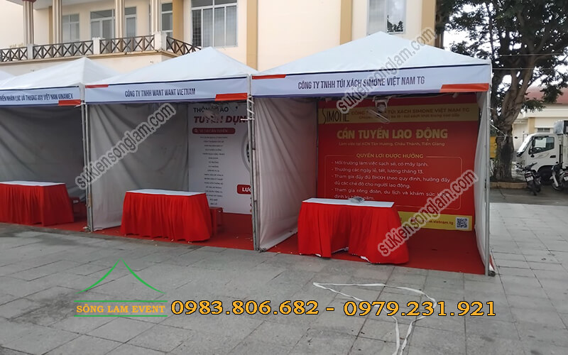 Cho thuê gian hàng hội chợ Ngày hội việc làm tỉnh Tiền Giang Cho thuê gian hàng hội chợ Ngày hội việc làm tỉnh Tiền Giang