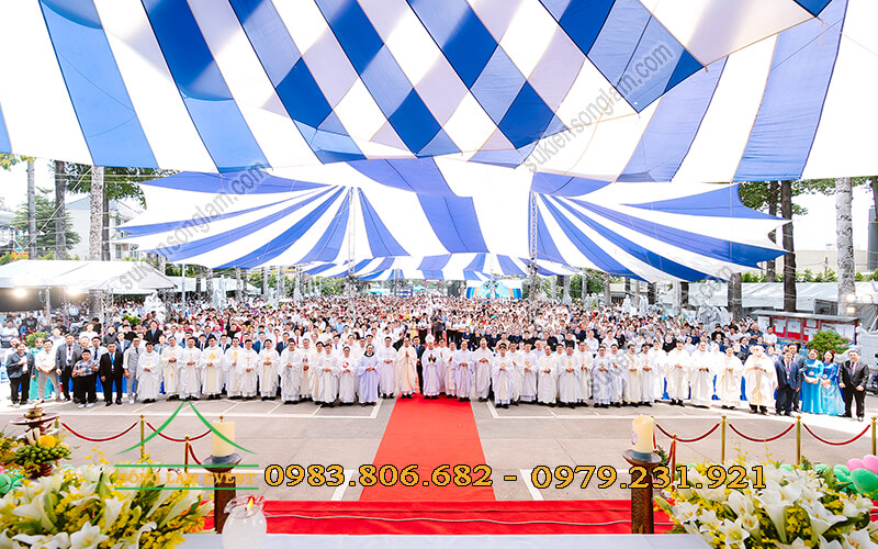 Cho thuê dù sự kiện lễ quan thầy di dân gp Vinh tại miền Nam Cho thuê dù sự kiện lễ quan thầy di dân gp Vinh tại miền Nam