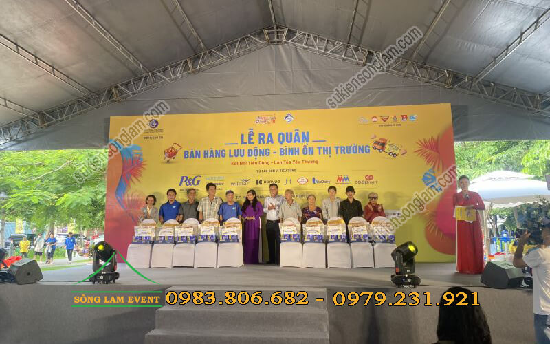 Cho thuê nhà bạt tổ chức chương trình bán hàng lưu động tại TPHCM