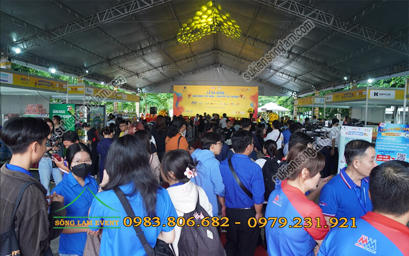 Cho thuê nhà bạt tổ chức chương trình bán hàng lưu động tại TPHCM