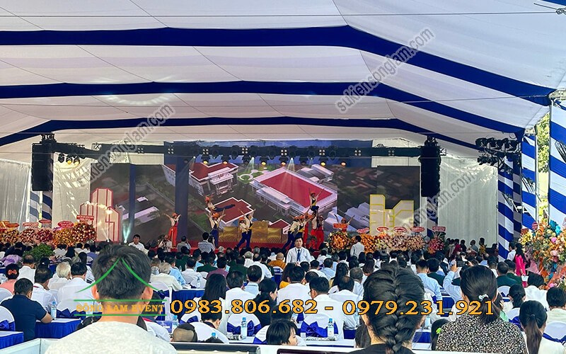 Cho thuê nhà bạt tổ chức Lễ kỷ niệm 25 năm tái lập huyện Dĩ An Bình Dương