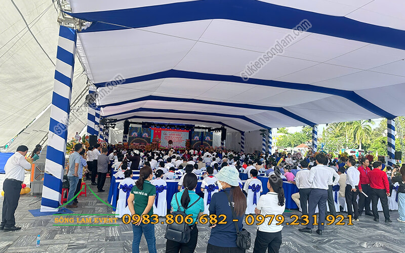 Cho thuê nhà bạt tổ chức Lễ kỷ niệm 25 năm tái lập huyện Dĩ An Bình Dương