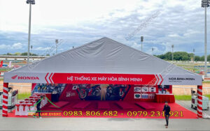 Cho thuê nhà bạt sự kiện tại giải đua xe VMRC Bình Dương