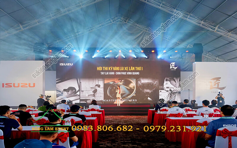 Cho thuê nhà bạt tổ chức hội thi kỹ năng lái xe của Isuzu tại TPHCM Cho thuê nhà bạt tổ chức hội thi kỹ năng lái xe của Isuzu tại TPHCM