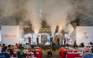 Cho thuê nhà bạt tổ chức hội thi kỹ năng lái xe của Isuzu tại TPHCM