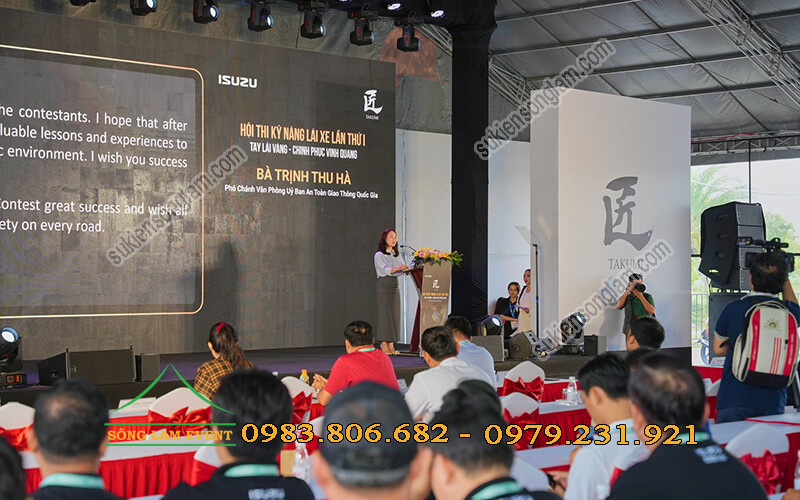 Cho thuê nhà bạt tổ chức hội thi kỹ năng lái xe của Isuzu tại TPHCM Cho thuê nhà bạt tổ chức hội thi kỹ năng lái xe của Isuzu tại TPHCM