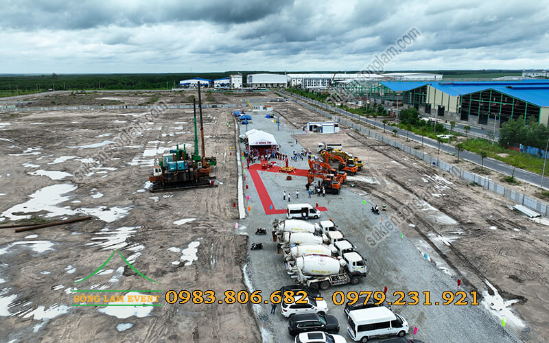 Cho thuê nhà bạt tổ chức lễ động thổ nhà máy cty pingfu Home Products Cho thuê nhà bạt tổ chức lễ động thổ nhà máy cty pingfu Home Products