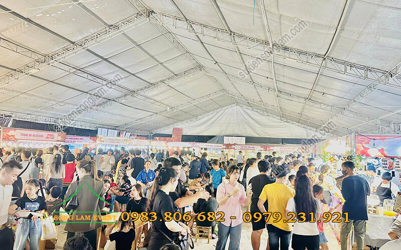 Cho thuê nhà bạt không gian lễ hội mùa thu Hello Weekend Cho thuê nhà bạt không gian lễ hội mùa thu Hello Weekend