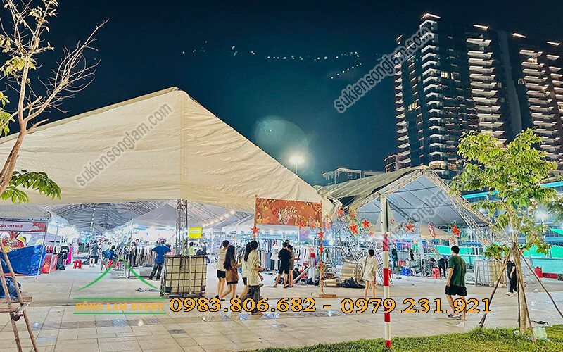 Cho thuê nhà bạt không gian lễ hội mùa thu Hello Weekend