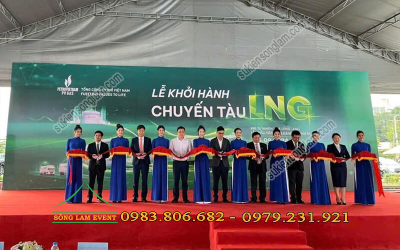Cho thuê nhà bạt tổ chức Lễ khởi hành chuyến tàu LNG Đồng Nai Cho thuê nhà bạt tổ chức Lễ khởi hành chuyến tàu LNG Đồng Nai