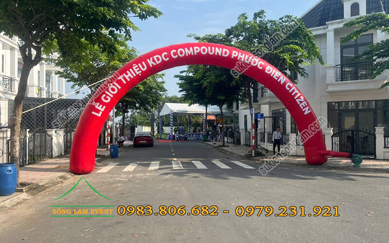 Cho thuê cổng hơi tổ chức Lễ giới thiệu KDC Compound Phước Điền Citizen Cho thuê cổng hơi tổ chức Lễ giới thiệu KDC Compound Phước Điền Citizen