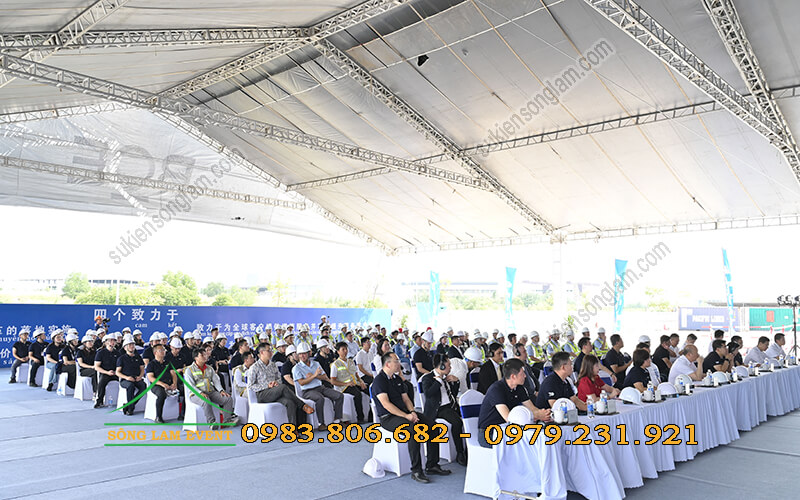 cho thuê nhà bạt tổ chức Lễ cất nóc nhà máy Boe Việt Nam Bà Rịa Vũng Tàu