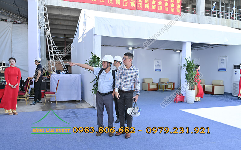 cho thuê nhà bạt tổ chức Lễ cất nóc nhà máy Boe Việt Nam Bà Rịa Vũng Tàu