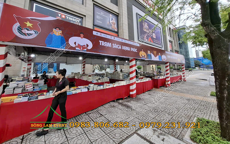 Cho thuê nhà bạt tổ chức chương trình Trạm sách hạnh phúc tại Cần Thơ Cho thuê nhà bạt tổ chức chương trình Trạm sách hạnh phúc tại Cần Thơ