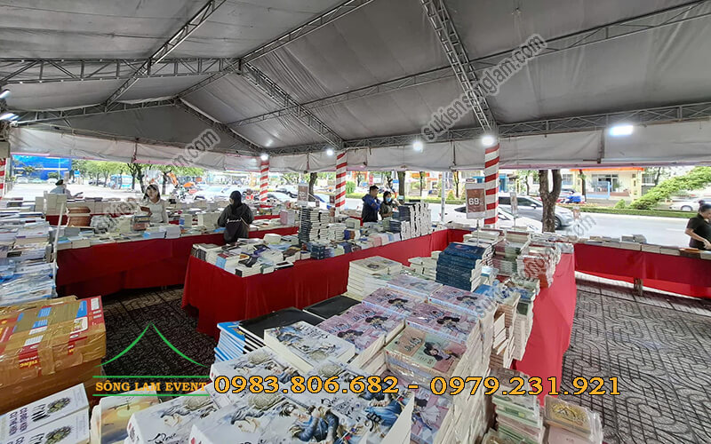 Cho thuê nhà bạt tổ chức chương trình Trạm sách hạnh phúc tại Cần Thơ Cho thuê nhà bạt tổ chức chương trình Trạm sách hạnh phúc tại Cần Thơ