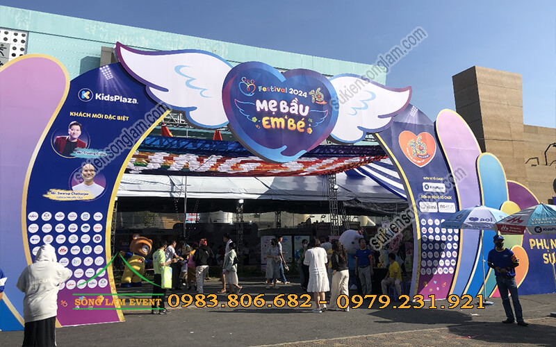 Cho thuê nhà bạt tổ chức Festival Mẹ bầu và em bé TPHCM 2024