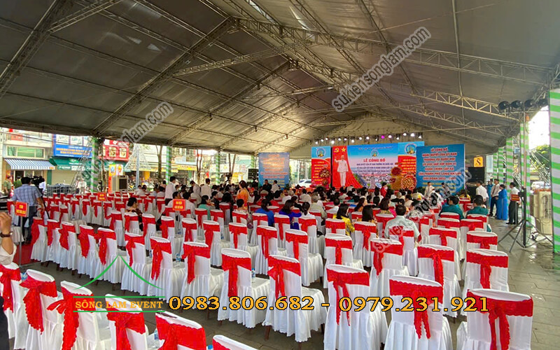 Cho thuê nhà bạt tổ chức Lễ công bố nghị quyết sắp xếp dvhc tp Long Khánh Cho thuê nhà bạt tổ chức Lễ công bố nghị quyết sắp xếp dvhc tp Long Khánh