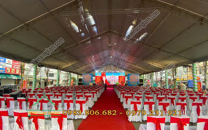 Cho thuê nhà bạt tổ chức Lễ công bố nghị quyết sắp xếp dvhc tp Long Khánh Cho thuê nhà bạt tổ chức Lễ công bố nghị quyết sắp xếp dvhc tp Long Khánh