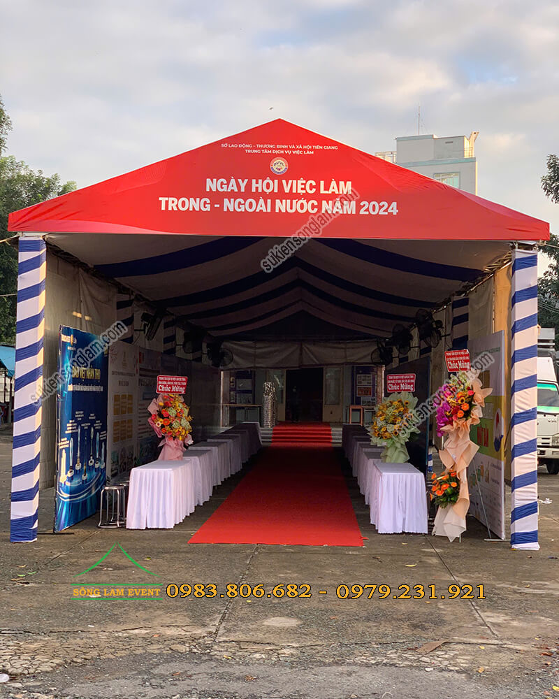 Cho thuê nhà bạt Ngày hội việc làm trong ngoài nước 2024 Tiền Giang Cho thuê nhà bạt Ngày hội việc làm trong ngoài nước 2024 Tiền Giang