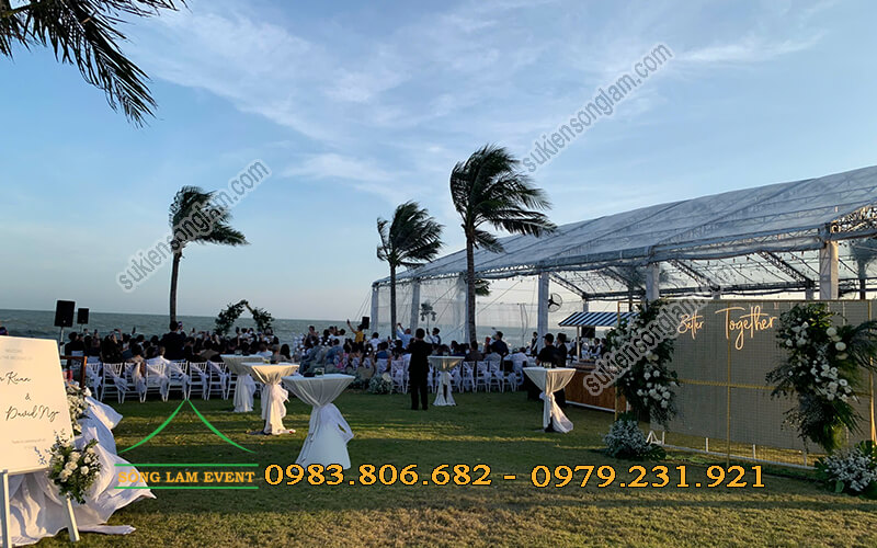 Cho thuê nhà bạt trong suốt tổ chức đám cưới tại Nha Trang Khánh Hòa