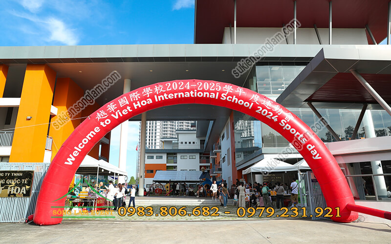 Cho thuê cổng hơi sự kiện Sport Day trường quốc tế Việt Hoa Bình Dương Cho thuê cổng hơi sự kiện Sport Day trường quốc tế Việt Hoa Bình Dương