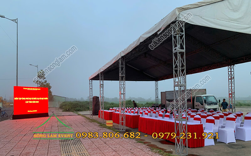 Cho thuê nhà bạt tổ chức Diễn tập ứng phó sự cố phóng xạ hạt nhân Tiền Giang Cho thuê nhà bạt tổ chức Diễn tập ứng phó sự cố phóng xạ hạt nhân Tiền Giang