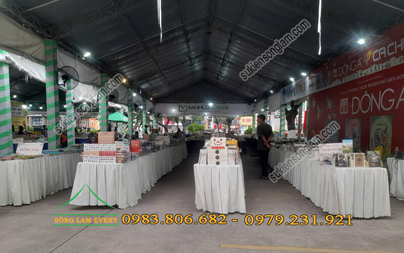 Cho thuê nhà bạt tổ chức lễ hội sách thành phố Biên Hòa 2024 Đồng Nai