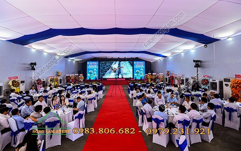 Cho thuê nhà bạt tổ chức lễ khánh thành nhà máy Hùng Vương tại Đồng Nai Cho thuê nhà bạt tổ chức lễ khánh thành nhà máy Hùng Vương tại Đồng Nai