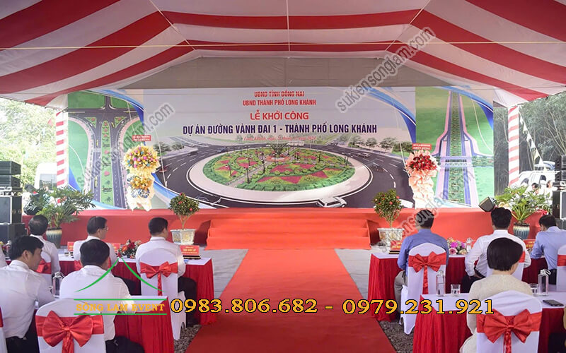 Cho thuê nhà bạt không gian tổ chức Lễ khởi công đường vành đai 1 - tp Long Khánh Đồng Nai Cho thuê nhà bạt không gian tổ chức Lễ khởi công đường vành đai 1 - tp Long Khánh Đồng Nai