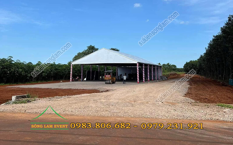 Cho thuê nhà bạt không gian tổ chức Lễ khởi công đường vành đai 1 - tp Long Khánh Đồng Nai Cho thuê nhà bạt không gian tổ chức Lễ khởi công đường vành đai 1 - tp Long Khánh Đồng Nai