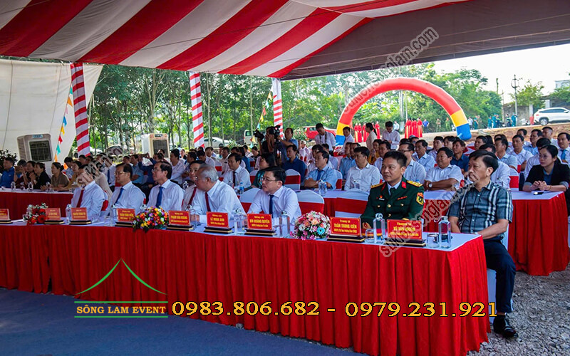 Cho thuê nhà bạt không gian tổ chức Lễ khởi công đường vành đai 1 - tp Long Khánh Đồng Nai Cho thuê nhà bạt không gian tổ chức Lễ khởi công đường vành đai 1 - tp Long Khánh Đồng Nai