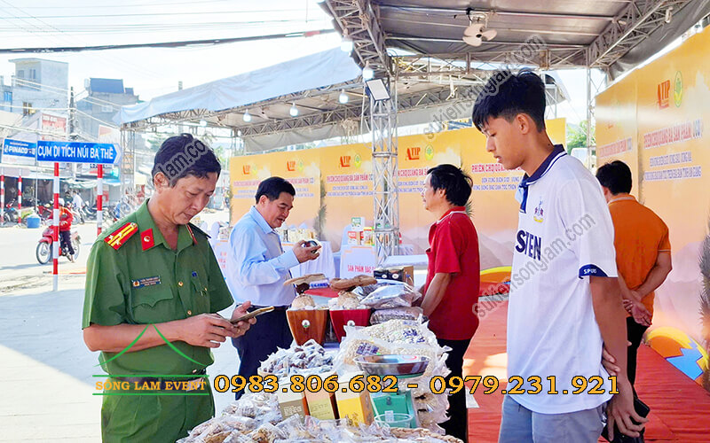 Cho thuê nhà bạt tổ chức Phiên chợ quảng bá sản phẩm OCOP tại An Giang