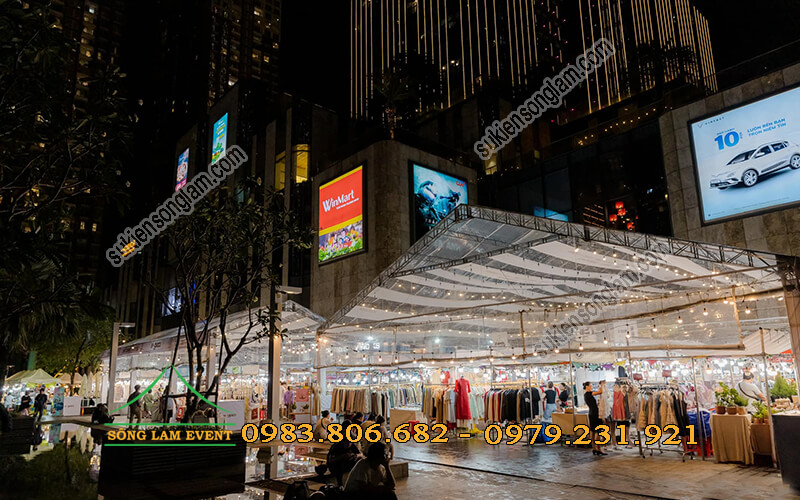 Cho thuê nhà bạt trong suốt tổ chức Ngày hội hàng thủ công tại Landmark 81 Cho thuê nhà bạt trong suốt tổ chức Ngày hội hàng thủ công tại Landmark 81