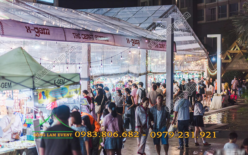 Cho thuê nhà bạt trong suốt tổ chức Ngày hội hàng thủ công tại Landmark 81 Cho thuê nhà bạt trong suốt tổ chức Ngày hội hàng thủ công tại Landmark 81