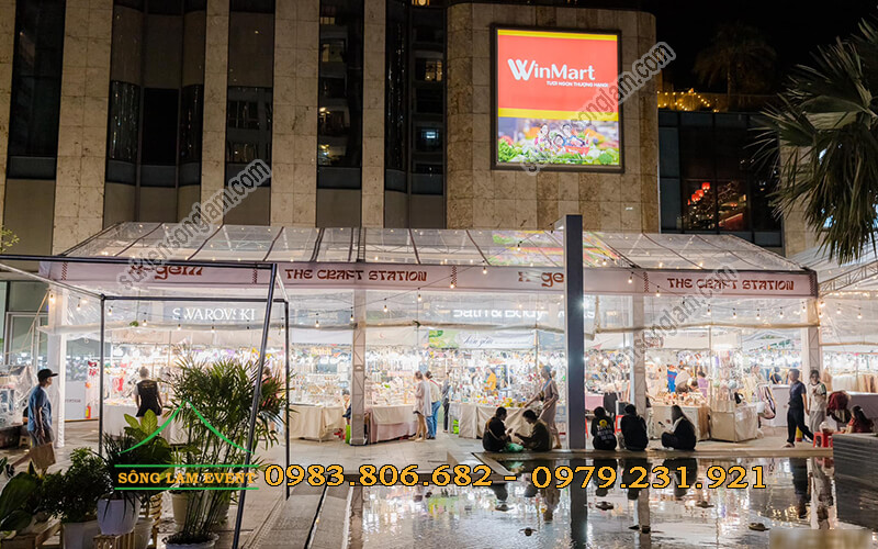 Cho thuê nhà bạt trong suốt tổ chức Ngày hội hàng thủ công tại Landmark 81 Cho thuê nhà bạt trong suốt tổ chức Ngày hội hàng thủ công tại Landmark 81