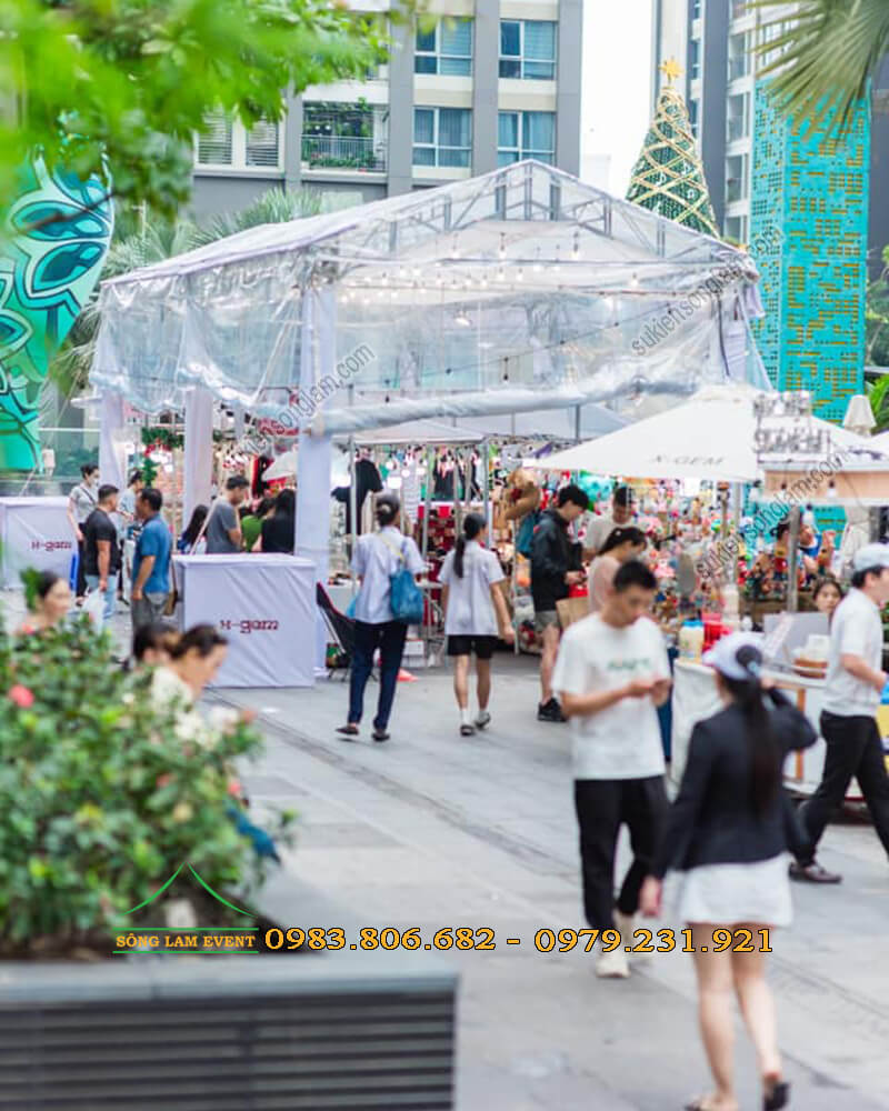 Cho thuê nhà bạt trong suốt tổ chức Ngày hội hàng thủ công tại Landmark 81 Cho thuê nhà bạt trong suốt tổ chức Ngày hội hàng thủ công tại Landmark 81
