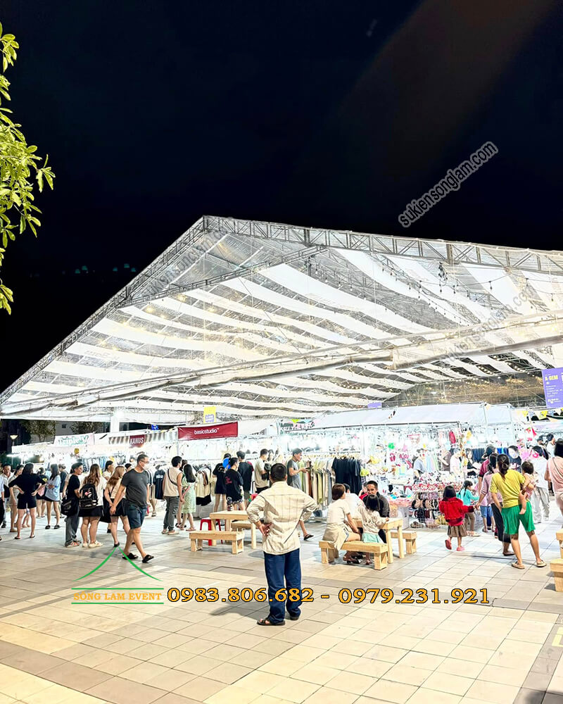 Cho thuê nhà bạt trong suốt tổ chức Ngày hội hàng thủ công tại Landmark 81 Cho thuê nhà bạt trong suốt tổ chức Ngày hội hàng thủ công tại Landmark 81