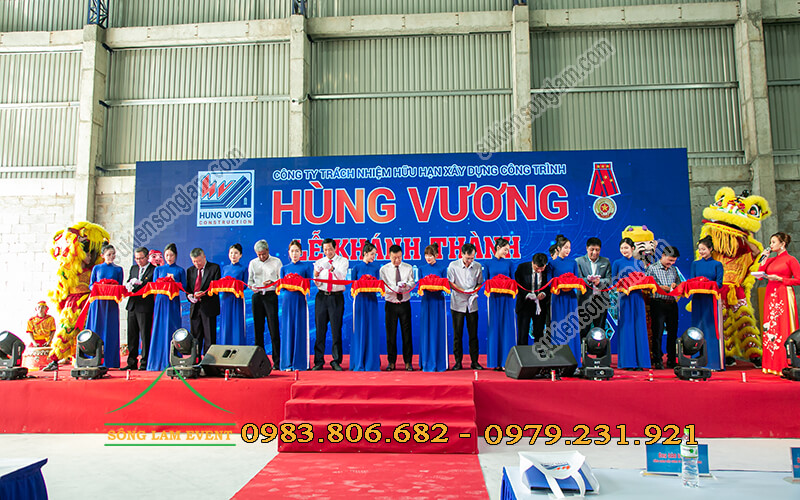 Cho thuê sân khấu tổ chức Lễ khánh thành nhà máy Hùng Vương tại Đồng Nai Cho thuê sân khấu tổ chức Lễ khánh thành nhà máy Hùng Vương tại Đồng Nai