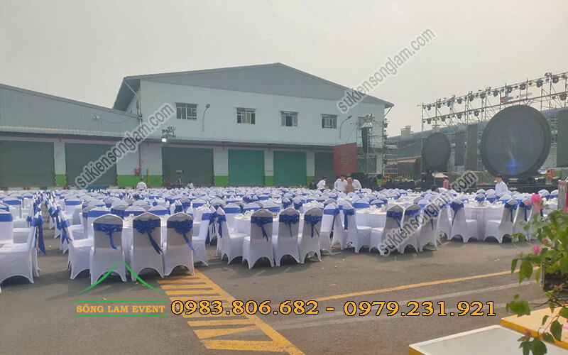Cho thuê bàn ghế sự kiện tổ chức Year End Party Techtronic Products VN Cho thuê bàn ghế sự kiện tổ chức Year End Party Techtronic Products VN