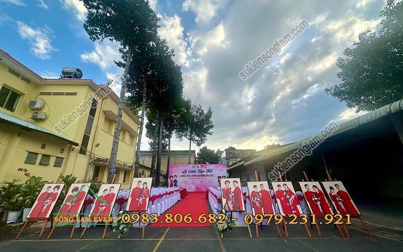 Cho thuê khung backdrop tổ chức Lễ cưới tập thể tại Đồng Nai Cho thuê khung backdrop tổ chức Lễ cưới tập thể tại Đồng Nai