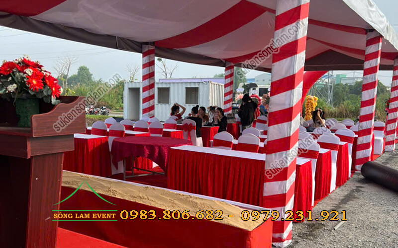 Cho thuê nhà bạt tổ chức Lễ khởi công nhà máy công ty Dragon Point Vietnam Long An Cho thuê nhà bạt tổ chức Lễ khởi công nhà máy công ty Dragon Point Vietnam Long An