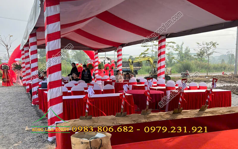 Cho thuê nhà bạt tổ chức Lễ khởi công nhà máy công ty Dragon Point Vietnam Long An Cho thuê nhà bạt tổ chức Lễ khởi công nhà máy công ty Dragon Point Vietnam Long An