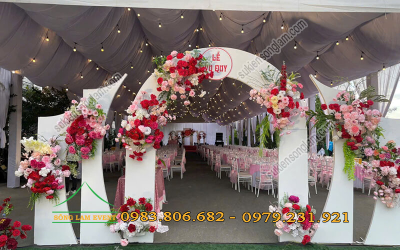 Cho thuê rạp cưới tổ chức đám cưới tại Dĩ An Bình Dương