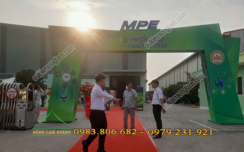 Cho thuê cổng chào tổ chức sự kiện MPE chuyển đổi số chuyển đổi xanh tại Long An Cho thuê cổng chào tổ chức sự kiện MPE chuyển đổi số chuyển đổi xanh tại Long An