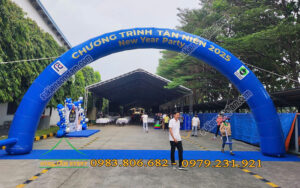 Cho thuê cổng hơi sự kiện tổ chức tiệc tân niên tại Vsip Bình Dương