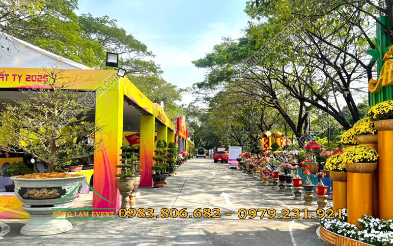 Cho thuê nhà bạt tổ chức Hội hoa xuân Bình Dương 2025 Cho thuê nhà bạt tổ chức Hội hoa xuân Bình Dương 2025