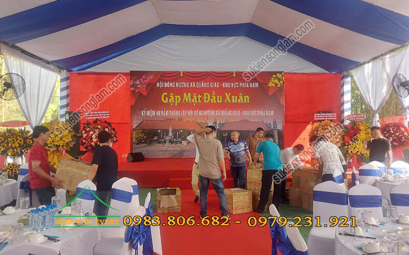 Cho thuê nhà bạt tổ chức lễ kỷ niệm thành lập hội đồng hương xã Quảng Giao Cho thuê nhà bạt tổ chức lễ kỷ niệm thành lập hội đồng hương xã Quảng Giao