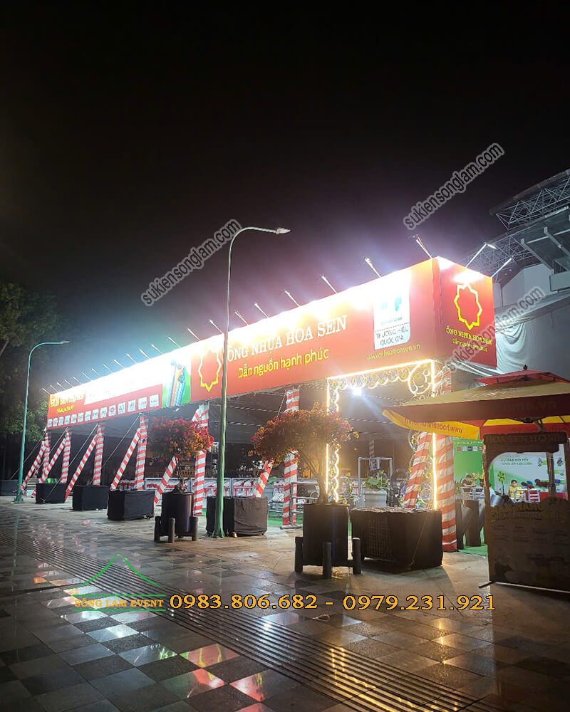 Cho thuê nhà bạt tổ chức Mái ấm gia đình Việt cùng Hoa Sen Home tại Bình Thuận