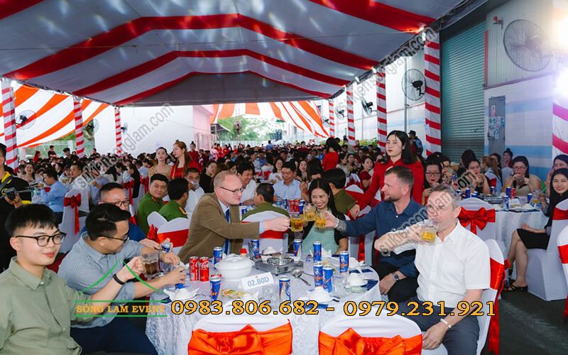 Cho thuê rạp sự kiện tổ chức Year End Party 2024 Quickpack Việt Nam Long An Cho thuê rạp sự kiện tổ chức Year End Party 2024 Quickpack Việt Nam Long An