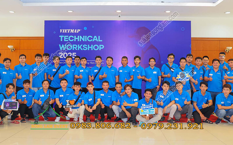 Cho thuê backdrop sự kiện tổ chức Vietmap Technical Workshop 2025 Cho thuê backdrop sự kiện tổ chức Vietmap Technical Workshop 2025